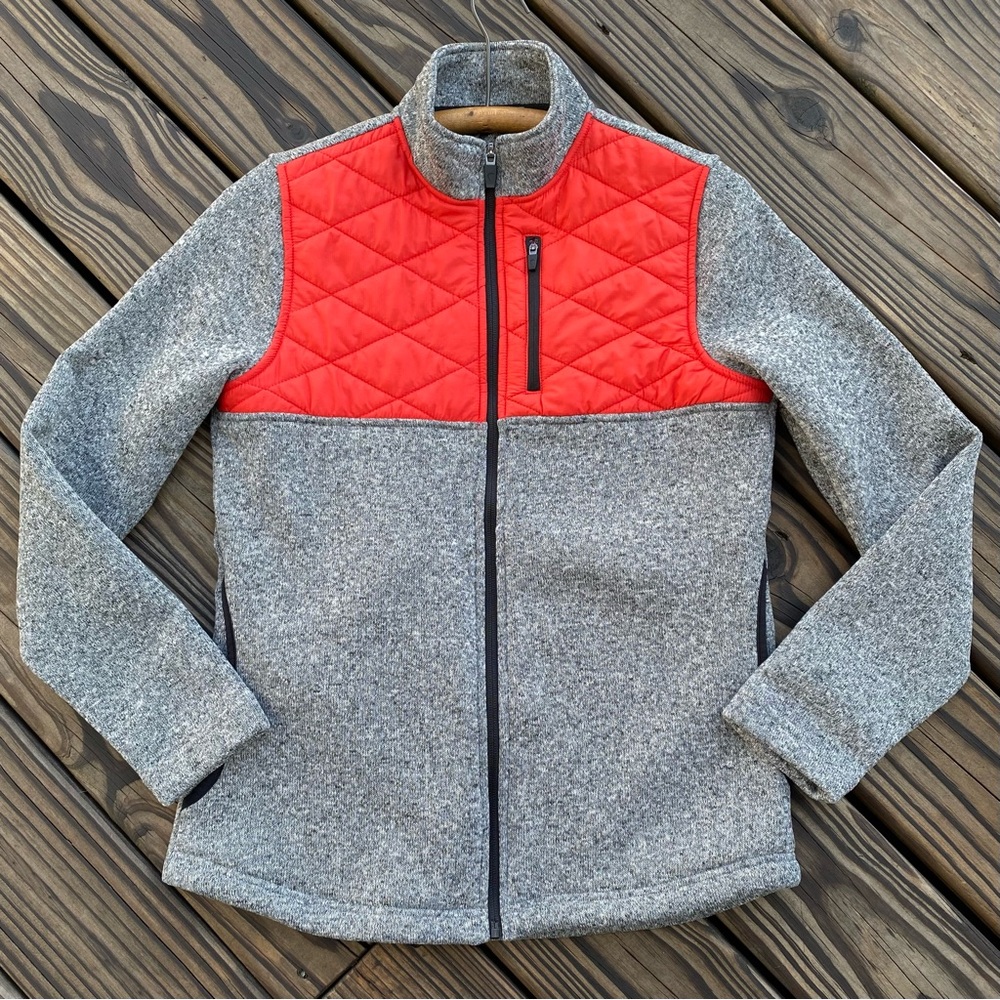 ZYIA Red and Gray Women's Jacket